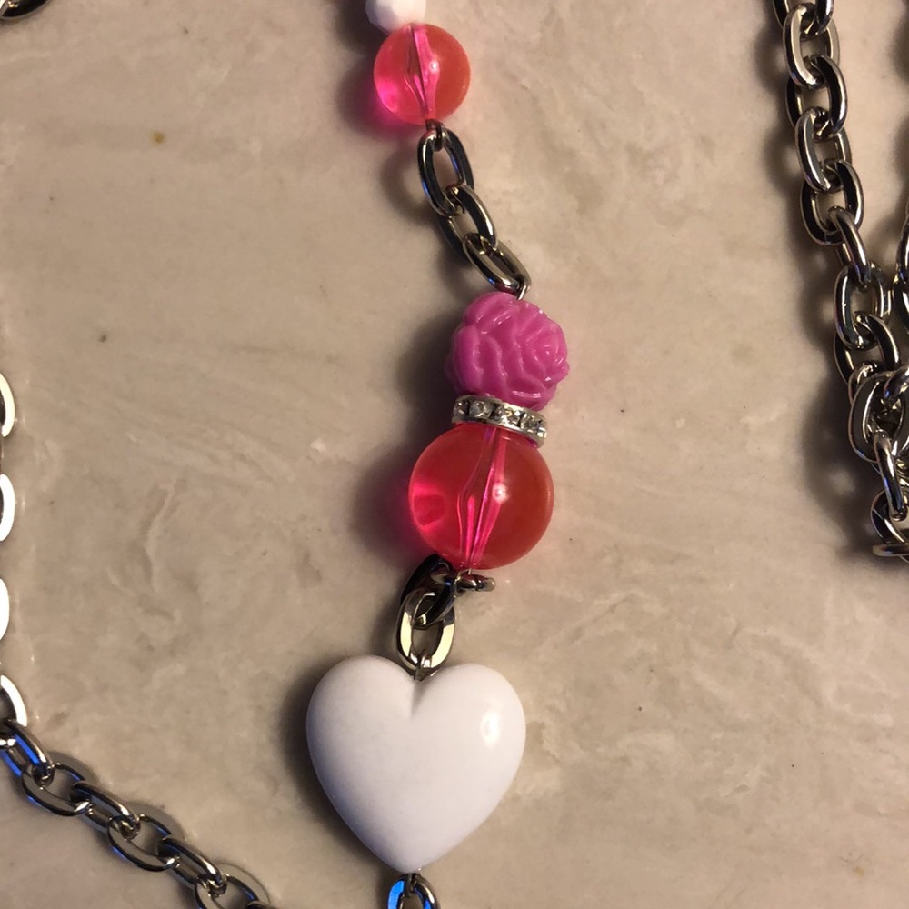 Victorian ACID cameo Heart Necklace silhouette - Picture 6 of 11